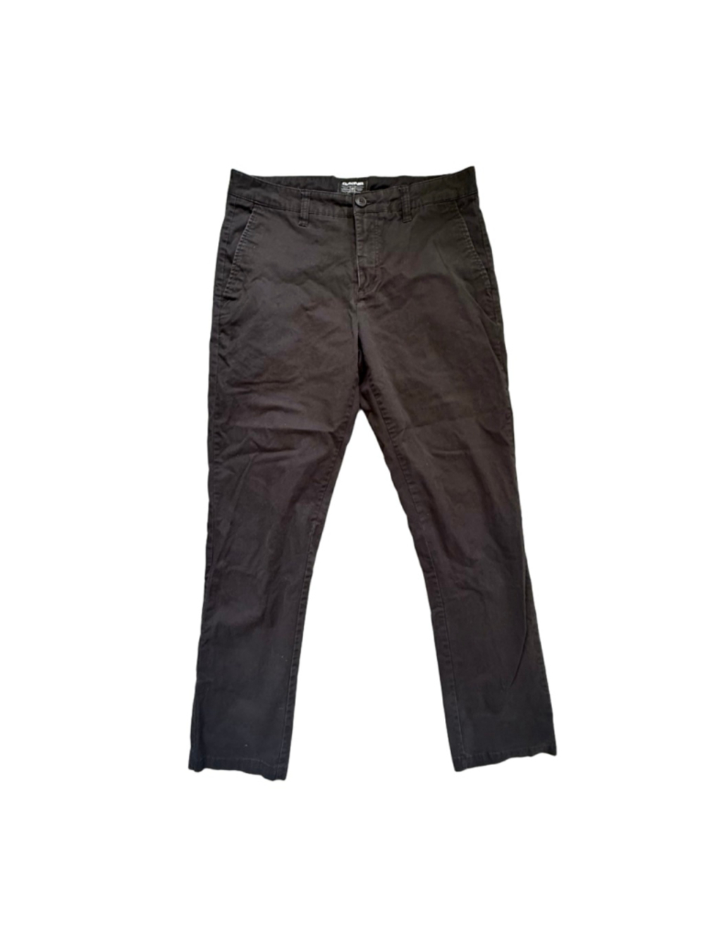 DAKINE Black Flat Front Chino Pants Mens 32